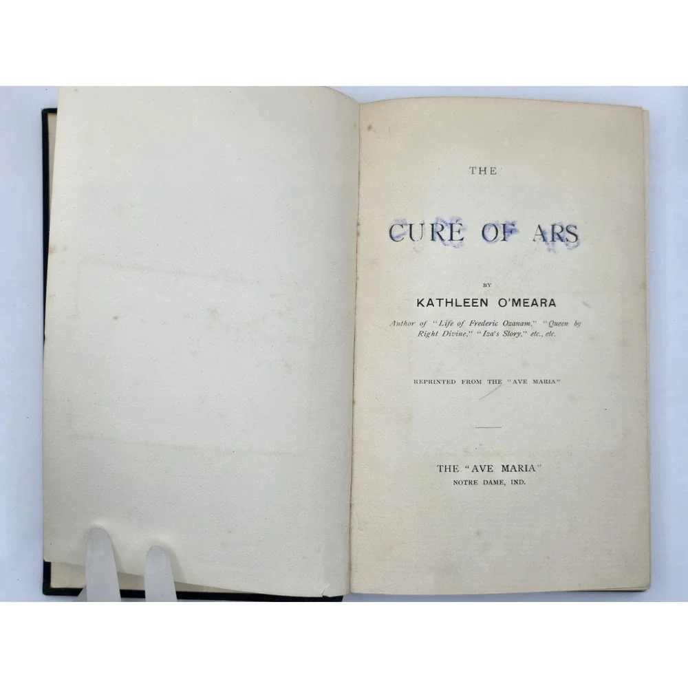 The Cure Of Ars By Kathleen O'Meara‎ Reprinted From The 